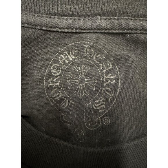 Chrome Hearts Black Long Sleeve Shirt With Pocket & Colorful Graphics - Picture 3 of 15